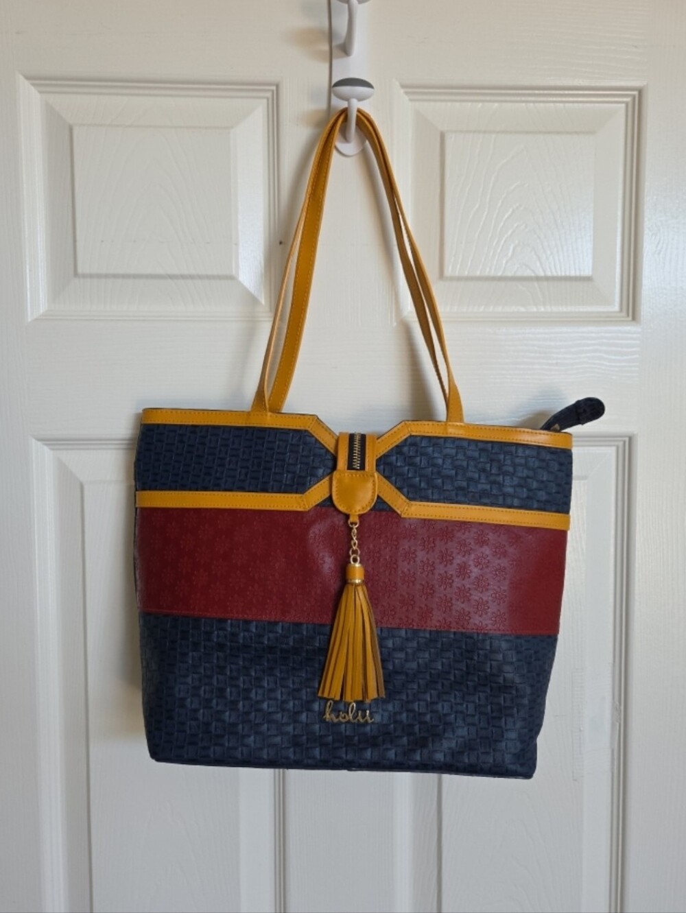 holii Handmade Leather Multi-colored Tote